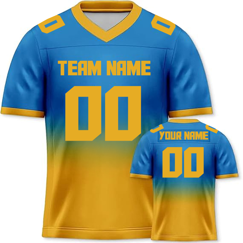 Custom gradient sports rugby jersey
